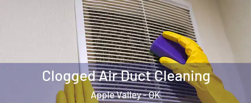 Clogged Air Duct Cleaning Apple Valley - OK