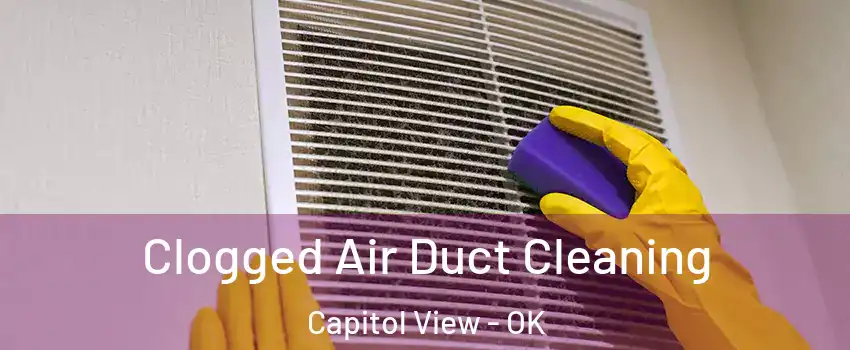 Clogged Air Duct Cleaning Capitol View - OK