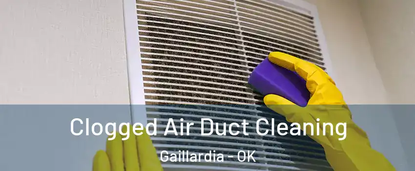 Clogged Air Duct Cleaning Gaillardia - OK