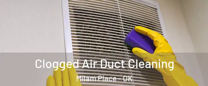 Clogged Air Duct Cleaning Milam Place - OK