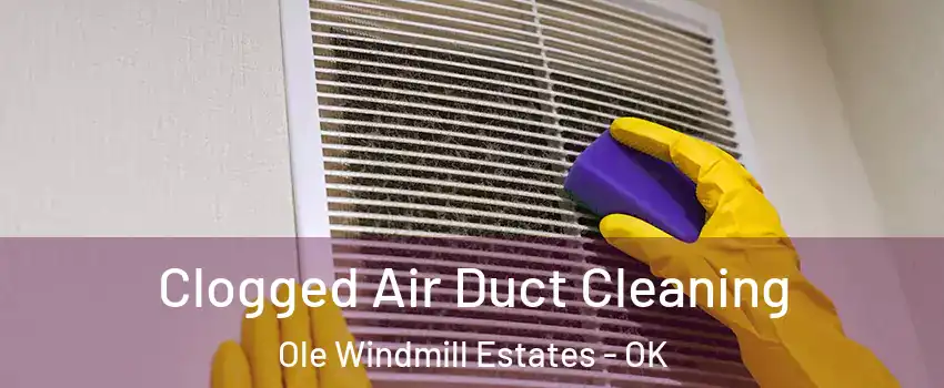 Clogged Air Duct Cleaning Ole Windmill Estates - OK
