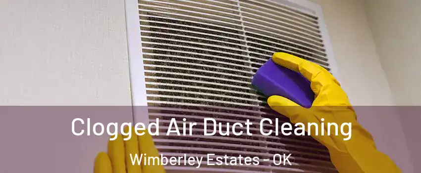 Clogged Air Duct Cleaning Wimberley Estates - OK