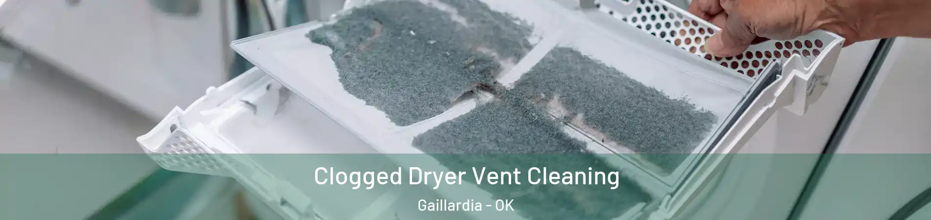 Clogged Dryer Vent Cleaning Gaillardia - OK