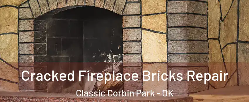 Cracked Fireplace Bricks Repair Classic Corbin Park - OK