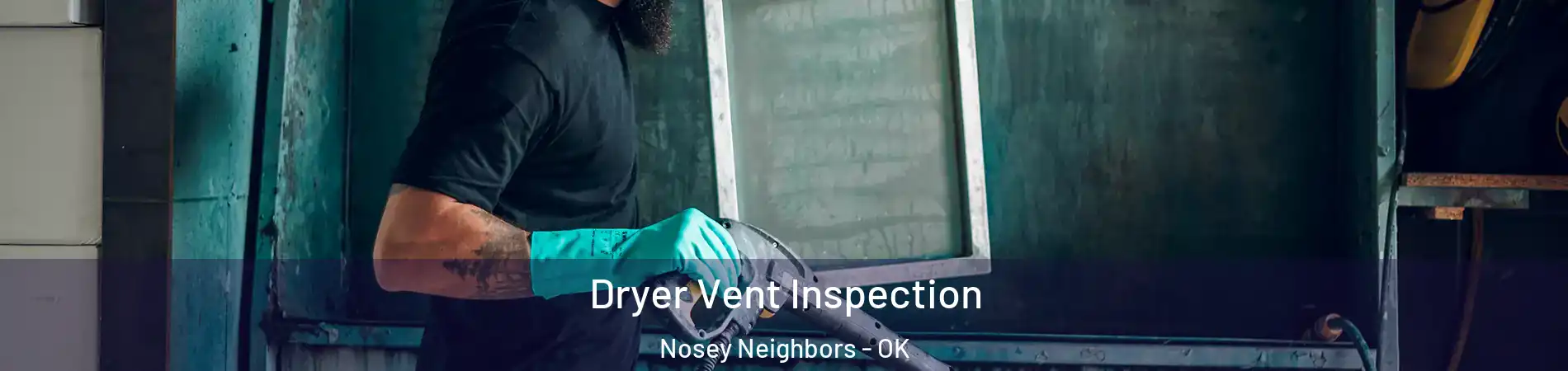 Dryer Vent Inspection Nosey Neighbors - OK