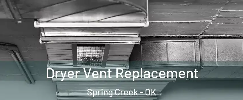 Dryer Vent Replacement Spring Creek - OK
