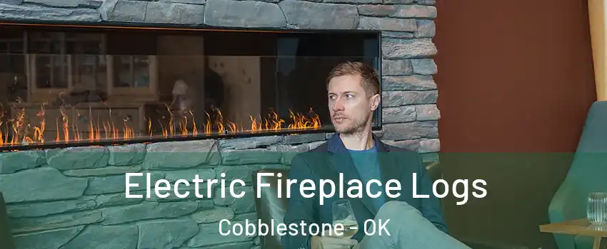 Electric Fireplace Logs Cobblestone - OK