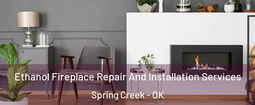 Ethanol Fireplace Repair And Installation Services Spring Creek - OK