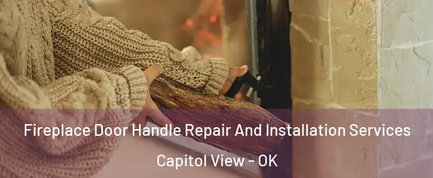 Fireplace Door Handle Repair And Installation Services Capitol View - OK