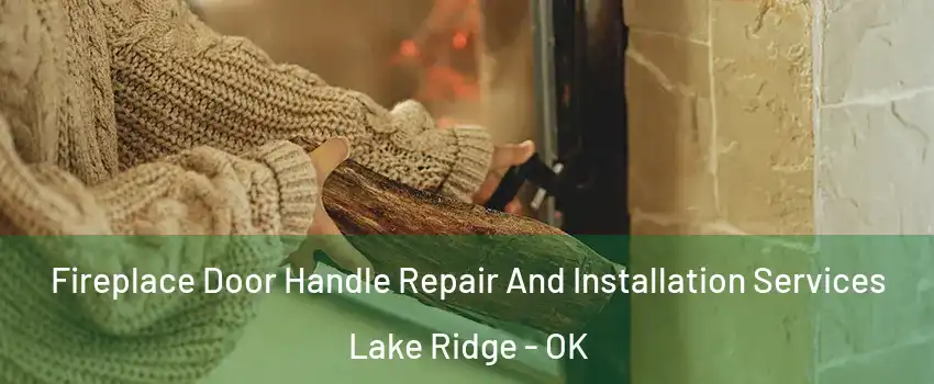 Fireplace Door Handle Repair And Installation Services Lake Ridge - OK