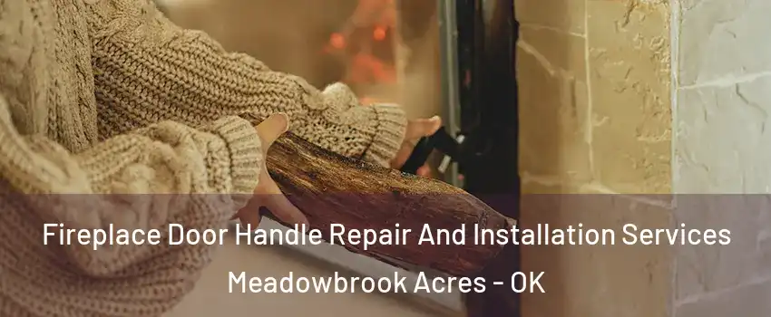 Fireplace Door Handle Repair And Installation Services Meadowbrook Acres - OK