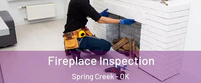 Fireplace Inspection Spring Creek - OK