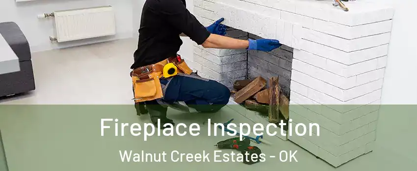 Fireplace Inspection Walnut Creek Estates - OK
