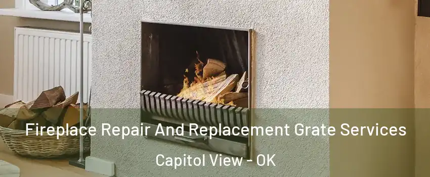 Fireplace Repair And Replacement Grate Services Capitol View - OK