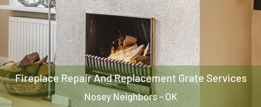 Fireplace Repair And Replacement Grate Services Nosey Neighbors - OK