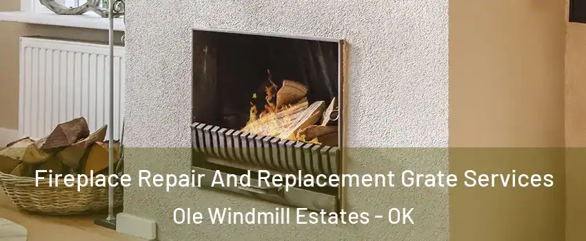 Fireplace Repair And Replacement Grate Services Ole Windmill Estates - OK