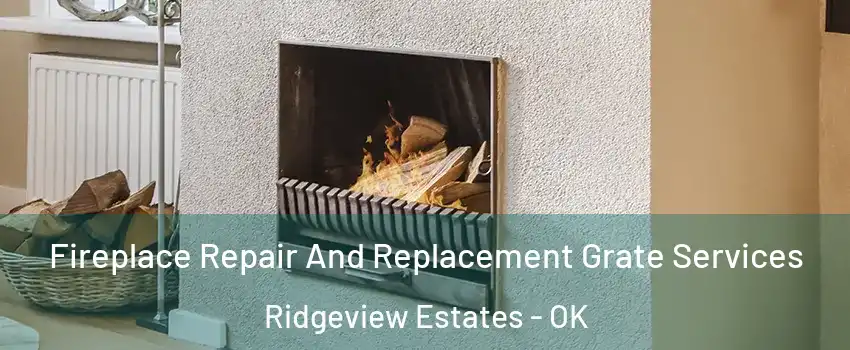 Fireplace Repair And Replacement Grate Services Ridgeview Estates - OK