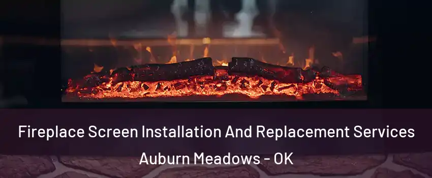 Fireplace Screen Installation And Replacement Services Auburn Meadows - OK