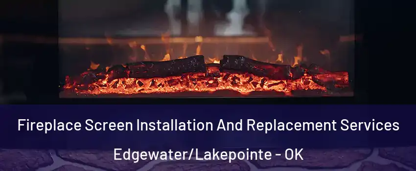 Fireplace Screen Installation And Replacement Services Edgewater/Lakepointe - OK