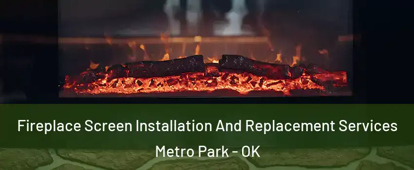 Fireplace Screen Installation And Replacement Services Metro Park - OK