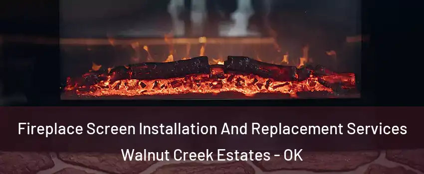 Fireplace Screen Installation And Replacement Services Walnut Creek Estates - OK