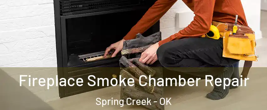 Fireplace Smoke Chamber Repair Spring Creek - OK