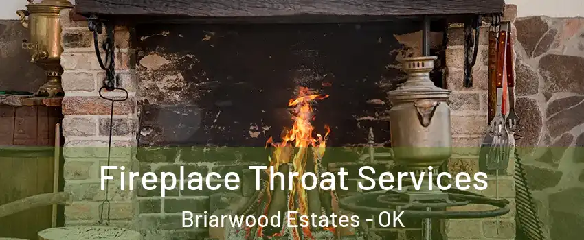 Fireplace Throat Services Briarwood Estates - OK