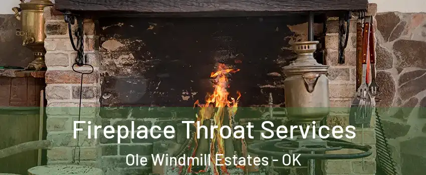 Fireplace Throat Services Ole Windmill Estates - OK