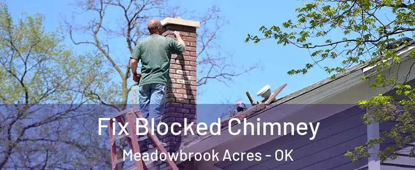 Fix Blocked Chimney Meadowbrook Acres - OK