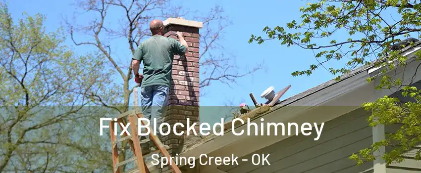 Fix Blocked Chimney Spring Creek - OK