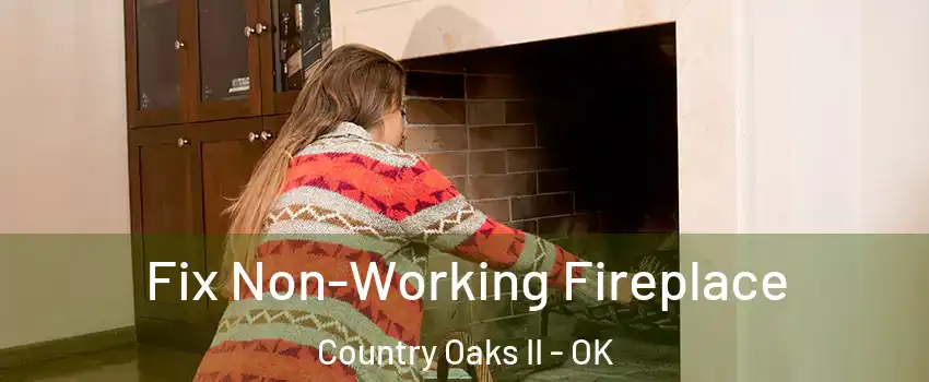 Fix Non-Working Fireplace Country Oaks II - OK