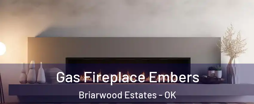 Gas Fireplace Embers Briarwood Estates - OK