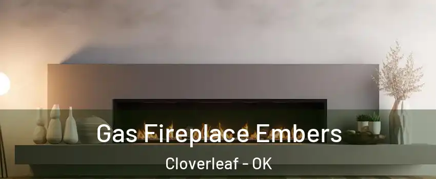Gas Fireplace Embers Cloverleaf - OK