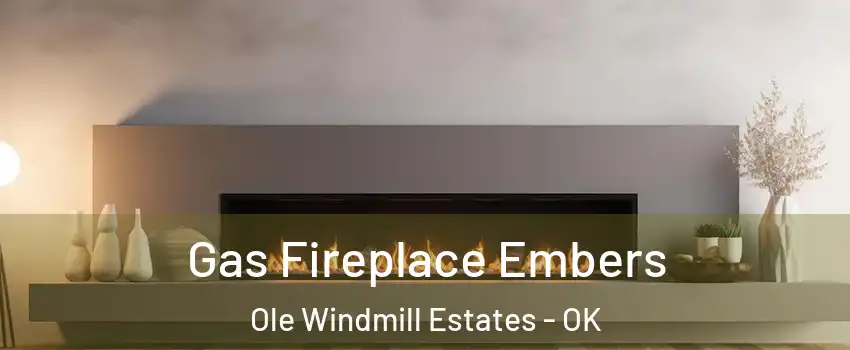 Gas Fireplace Embers Ole Windmill Estates - OK