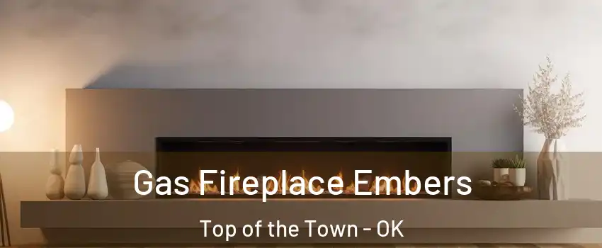 Gas Fireplace Embers Top of the Town - OK