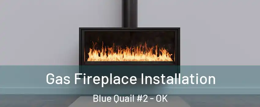 Gas Fireplace Installation Blue Quail #2 - OK