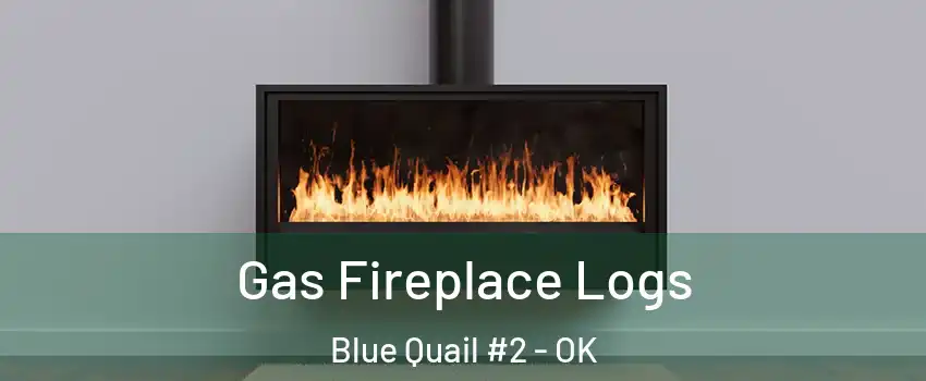 Gas Fireplace Logs Blue Quail #2 - OK