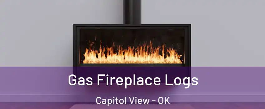 Gas Fireplace Logs Capitol View - OK