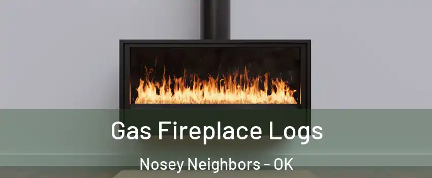 Gas Fireplace Logs Nosey Neighbors - OK