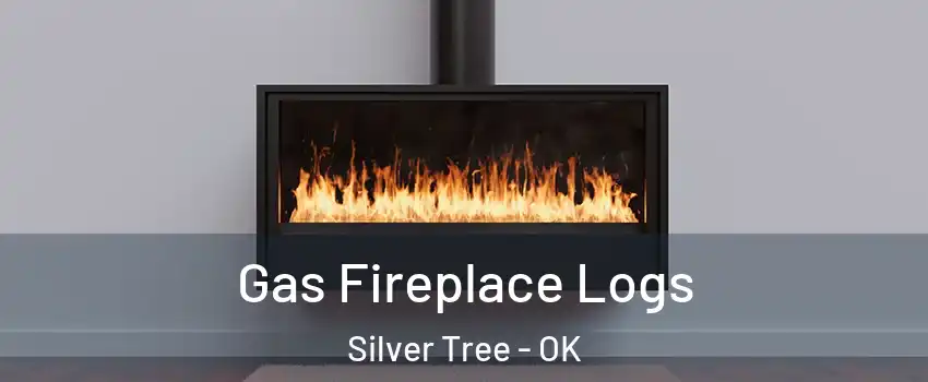 Gas Fireplace Logs Silver Tree - OK