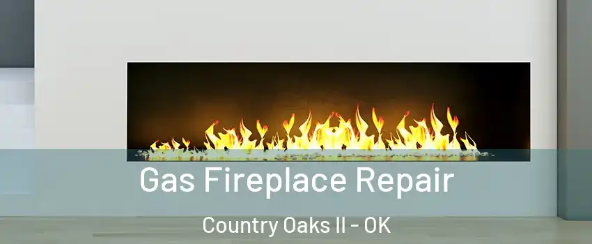 Gas Fireplace Repair Country Oaks II - OK