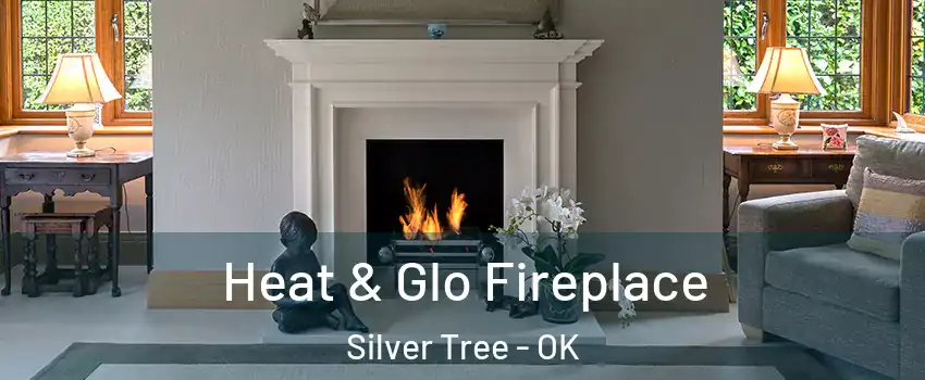 Heat & Glo Fireplace Silver Tree - OK