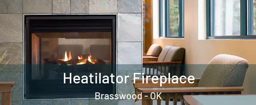 Heatilator Fireplace Brasswood - OK