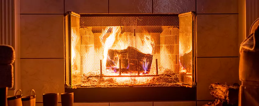 Mendota Hearth Landscape Fireplace Installation in Edwards Community Club, Oklahoma