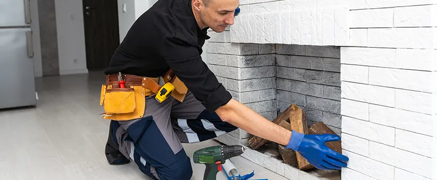 Fireplace Damaged Damper Frame Repair Services in Apple Valley, Oklahoma