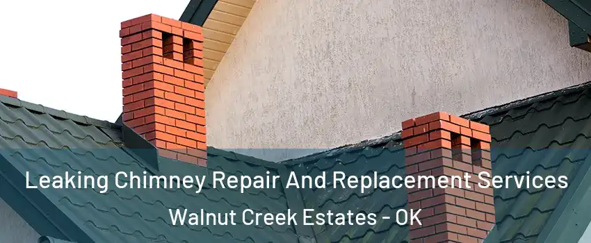 Leaking Chimney Repair And Replacement Services Walnut Creek Estates - OK