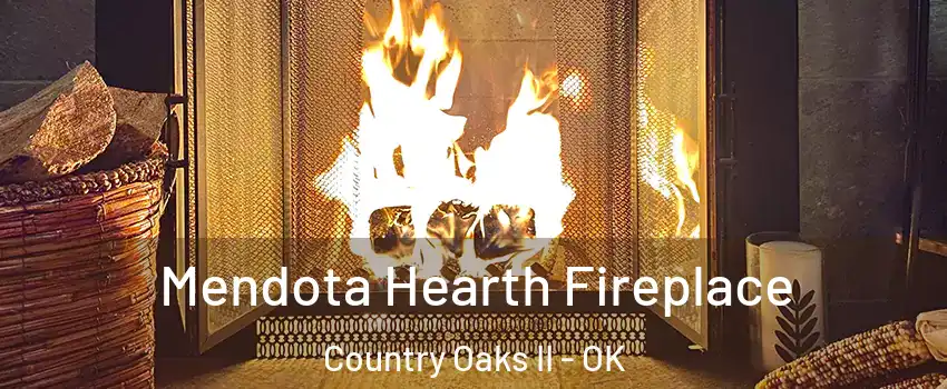Mendota Hearth Fireplace Country Oaks II - OK