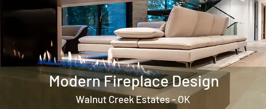 Modern Fireplace Design Walnut Creek Estates - OK