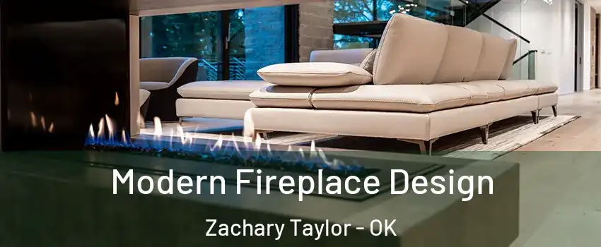 Modern Fireplace Design Zachary Taylor - OK