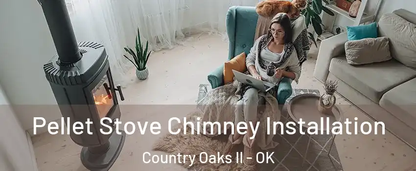Pellet Stove Chimney Installation Country Oaks II - OK